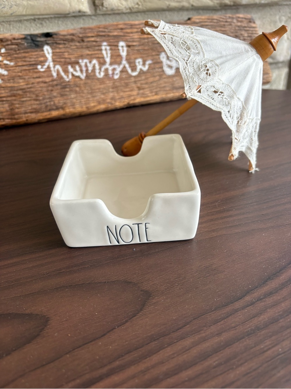 Rae Dunn "NOTE" Holder